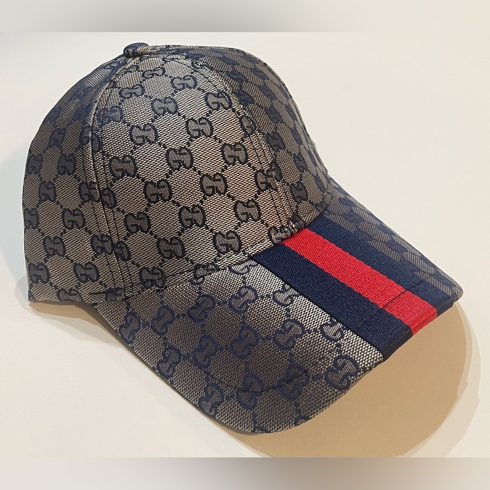 Blue Gucci GG Hat - Picture 4 of 8